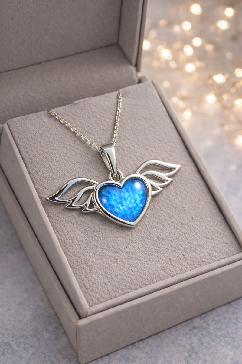 Alira Pendant - 925 Silver Memorial Necklace w/ Inclusions
