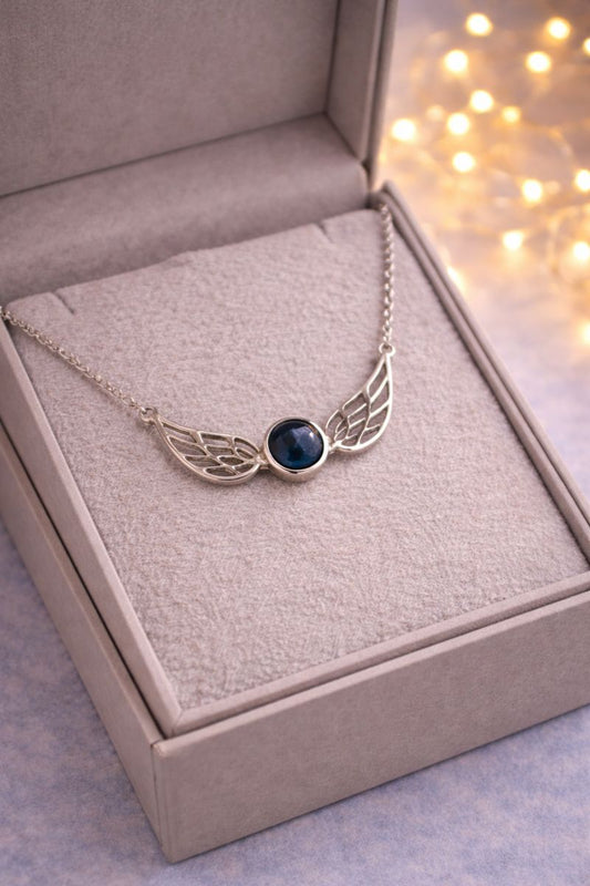 Seraphine Pendant - 925 Silver Memorial Necklace w/ Inclusions