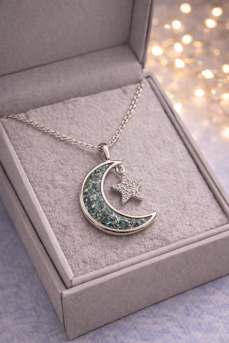 Artemis Pendant - 925 Silver Memorial Necklace w/ Inclusions