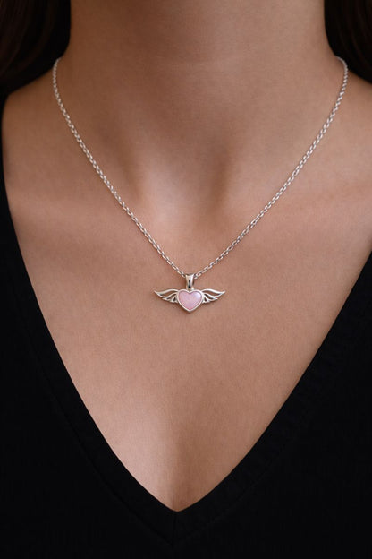 Alira Pendant - 925 Silver Memorial Necklace w/ Inclusions
