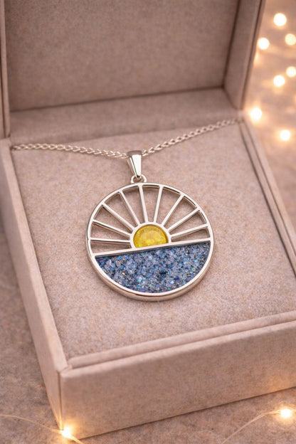 Nerinae Pendant - 925 Silver with Inclusions