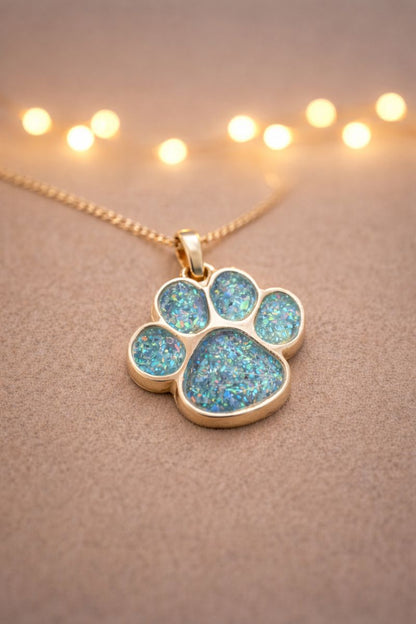 Nova Pet Memorial Pendant - 925 Silver Memorial Necklace w/ Inclusions