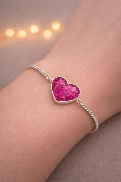 Caelum Bracelet - 925 Silver Memorial Bracelet w/ Inclusions