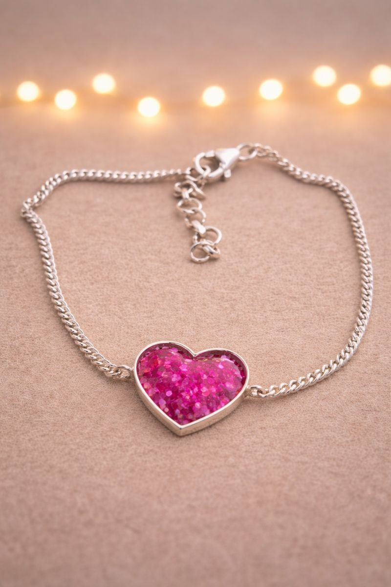 Caelum Bracelet - 925 Silver Memorial Bracelet w/ Inclusions