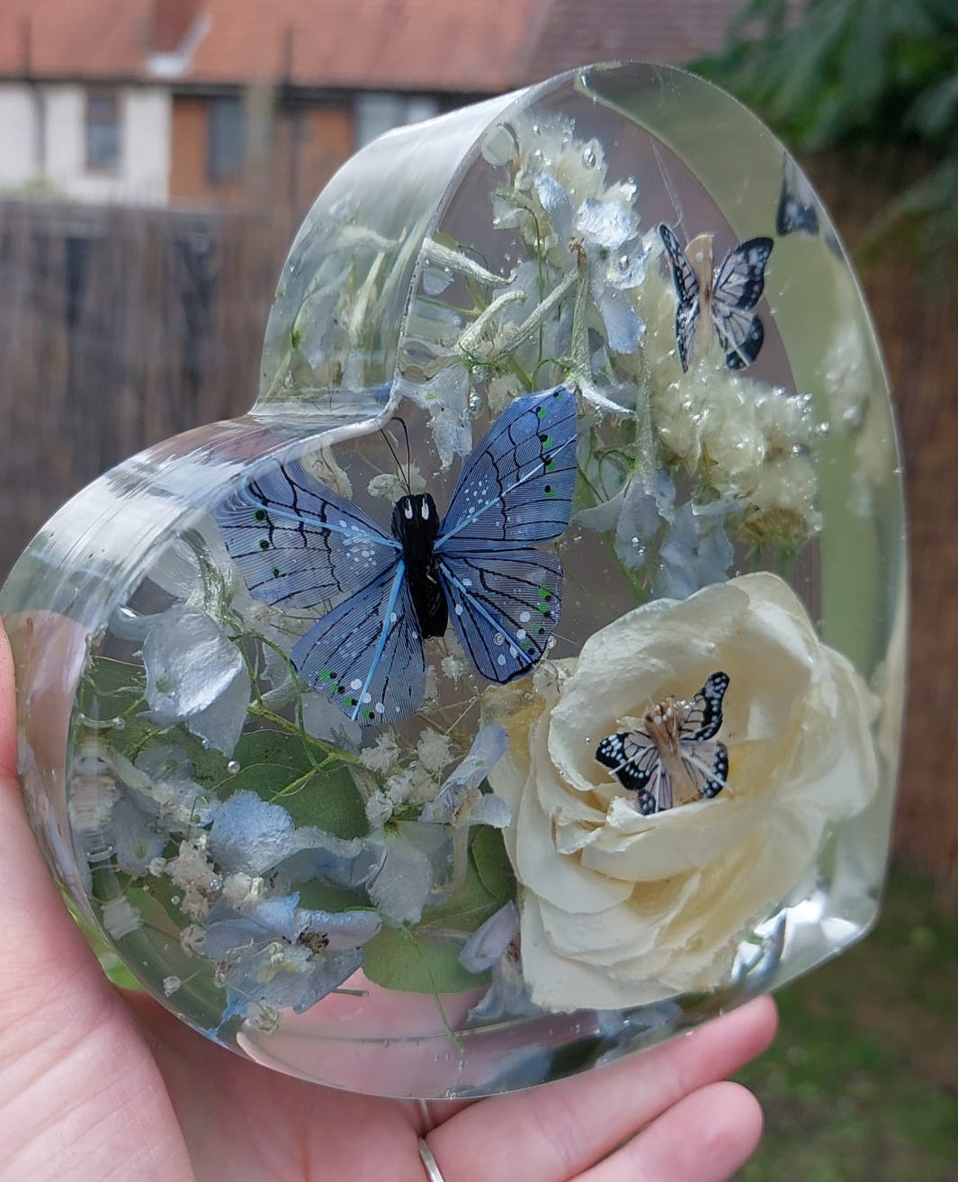 15cm Freestanding Heart - Flower Preservation | Starshine Memorials