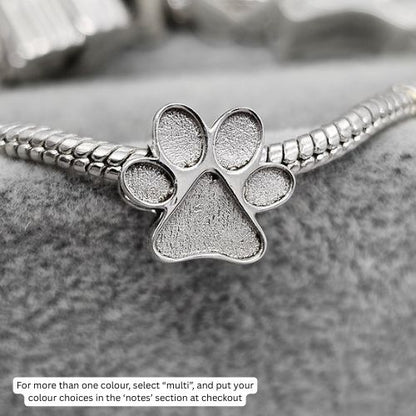 Noor Charm - 925 Silver Memorial Charm w/ Inclusions