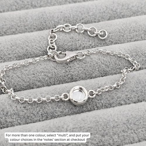 Aquila - 925 Silver Memorial Bracelet w/ Inclusions