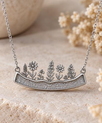 Wildflower Memorial Pendant