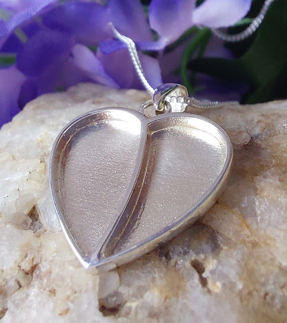Oriel Pendant - 925 Silver Memorial Necklace w/ Inclusions