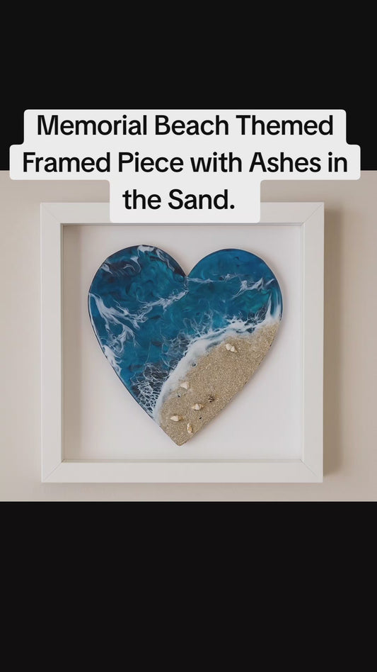 Ocean and Ashes Beach Art