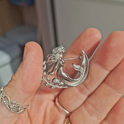 Mermaid Memorial Brooch