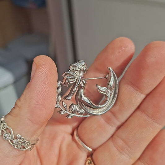Mermaid Memorial Brooch