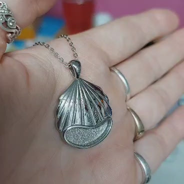 Seashell Memorial Pendant