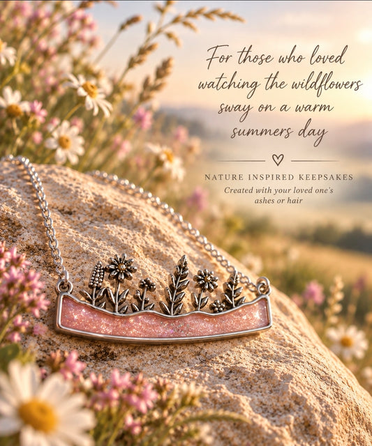Wildflower Memorial Pendant