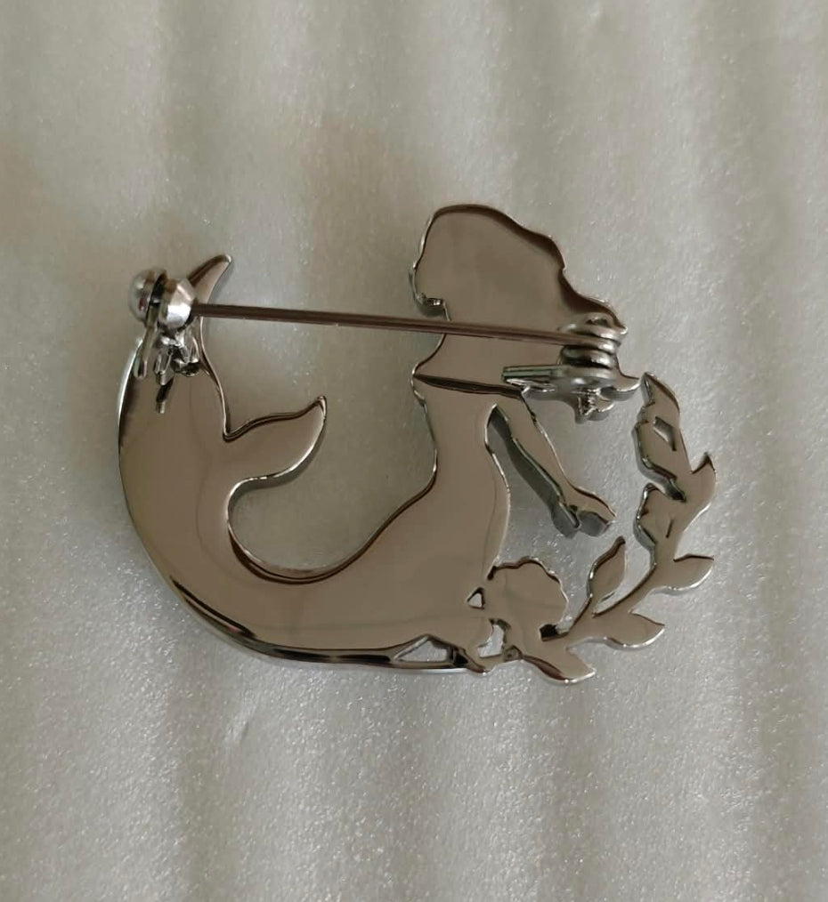 Mermaid Memorial Brooch