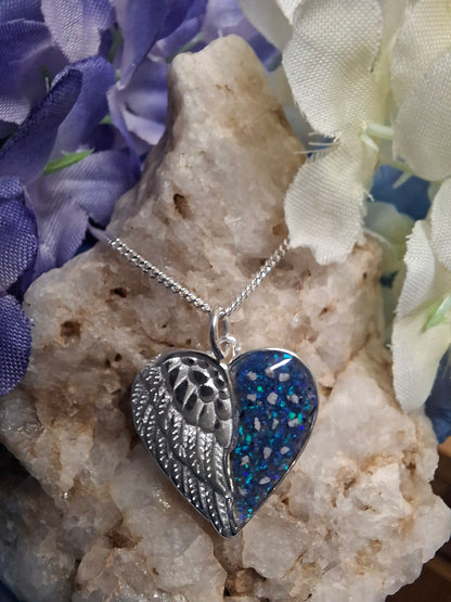 Callista Pendant - 925 Silver Memorial Necklace w/ Inclusions