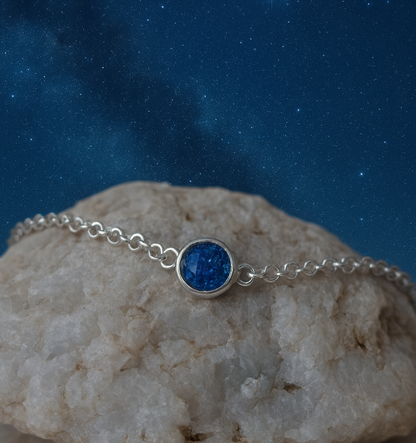 Aquila - 925 Silver Memorial Bracelet w/ Inclusions