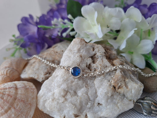 Aquila - 925 Silver Memorial Bracelet w/ Inclusions