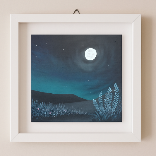 Starlit Sky and Ashes Art