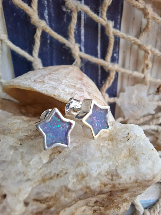 Lunara Earrings - 925 Silver Memorial Earrings w/ Inclusions