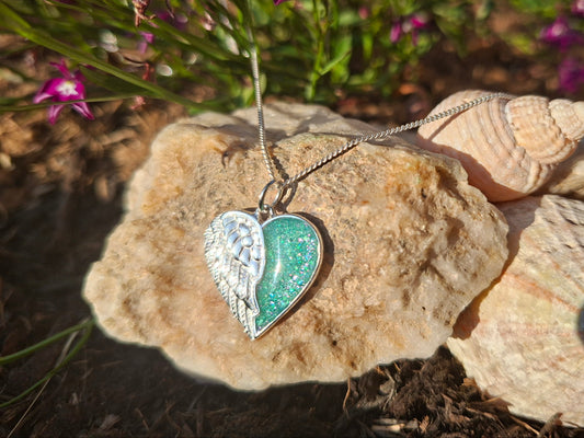 Callista Pendant - 925 Silver Memorial Necklace w/ Inclusions